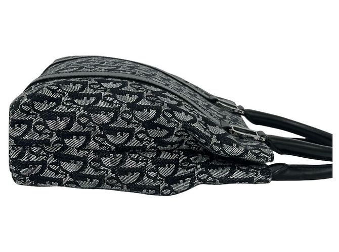 Christian Dior Trotter Muster Mini Tote Bag Schwarz - Ansicht 6