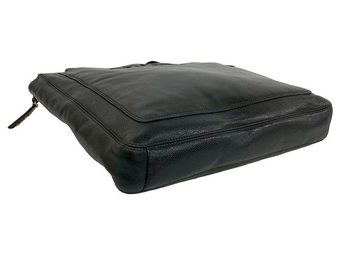 Borsa Tote Chanel in pelle di vitello martellata nera Nero - vista 7