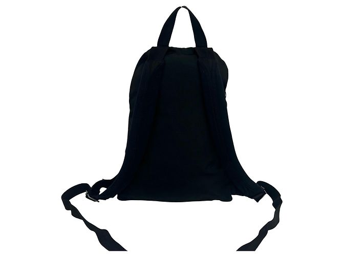 Gucci Sherry Line Logo Hardware Nylon Rucksack Schwarz - Ansicht 3