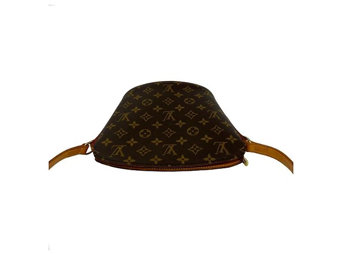 Borsa a tracolla Louis Vuitton Druot in pelle monogram Marrone - vista 4