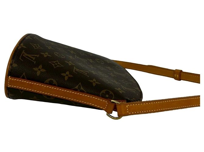 Borsa a tracolla Louis Vuitton Druot in pelle monogram Marrone - vista 6