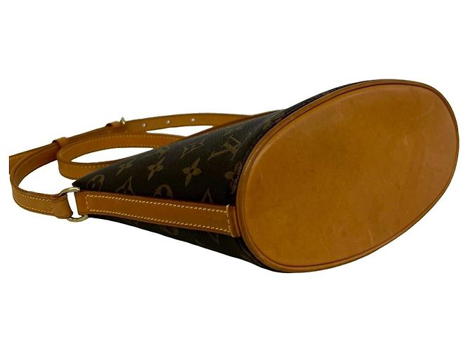 Borsa a tracolla Louis Vuitton Druot in pelle monogram Marrone - vista 7