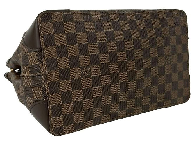 Borsa Tote Louis Vuitton Hampstead PM Damier Marrone - vista 7
