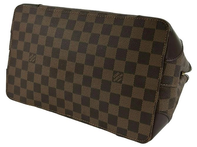 Borsa Tote Louis Vuitton Hampstead PM Damier Marrone - vista 8