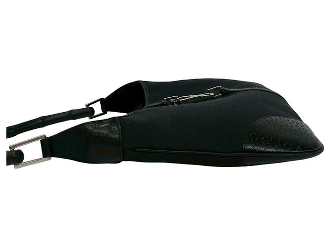 Borsa Gucci Bamboo Jackie Nero - vista 5