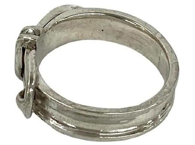 Hermès Hermes Vintage Ring Gürtel Silber - Ansicht 4