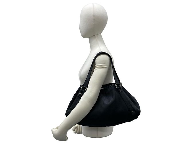 Borsa Tote Gucci in pelle nera Nero - vista 2