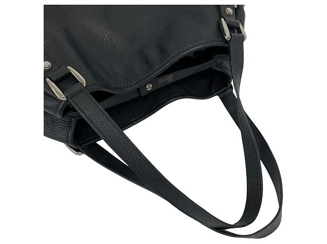 Borsa Tote Gucci in pelle nera Nero - vista 4