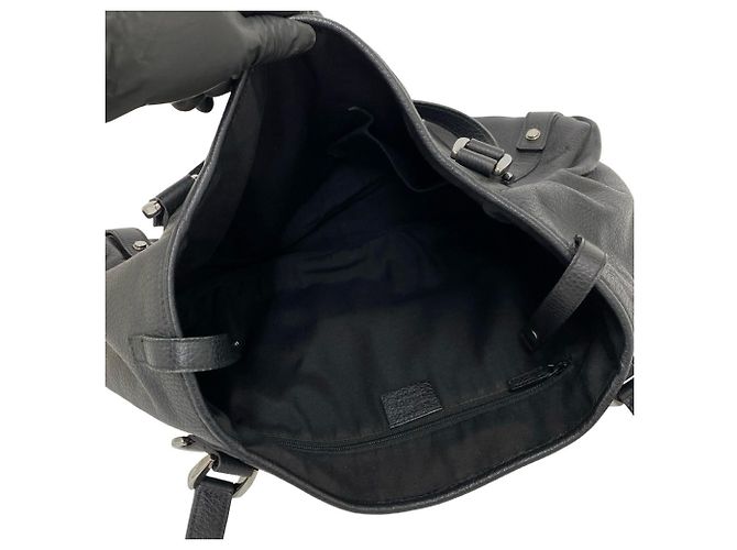 Borsa Tote Gucci in pelle nera Nero - vista 9