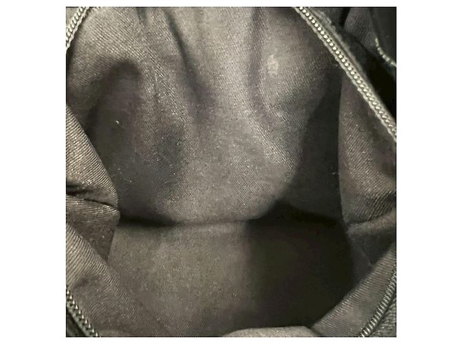 Bolsa de mão Gucci em nylon e couro com padrão GG Preto - vista 10