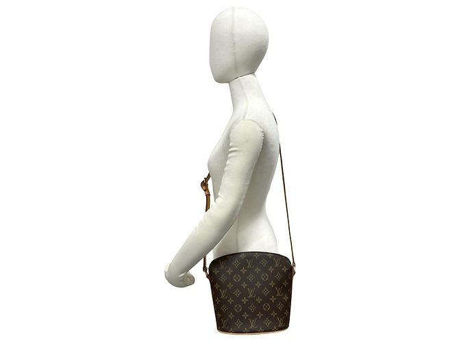 Borsa a tracolla Louis Vuitton Druot in pelle monogram Marrone - vista 2