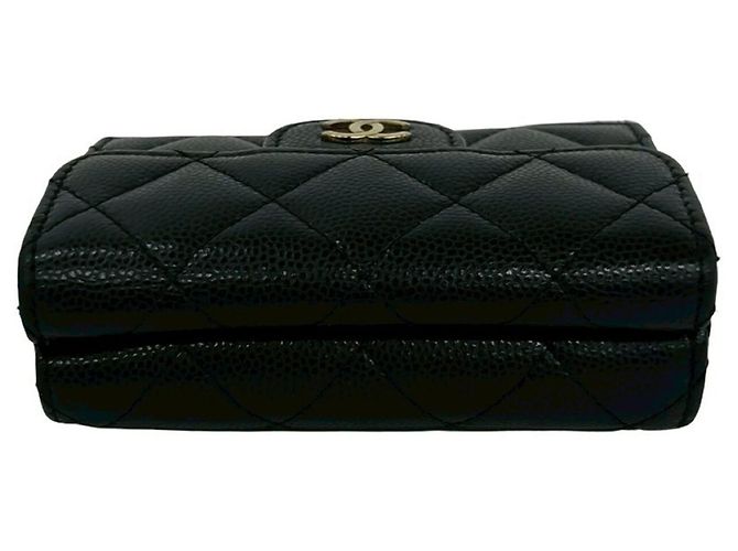 Cartera tríptico Matelassé Coco Mark de Chanel Negro - vista 3