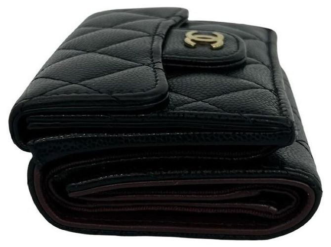 Cartera tríptico Matelassé Coco Mark de Chanel Negro - vista 4