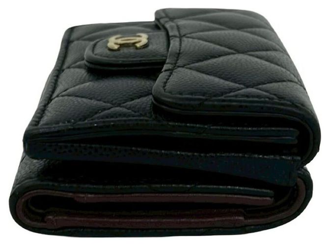 Cartera tríptico Matelassé Coco Mark de Chanel Negro - vista 5