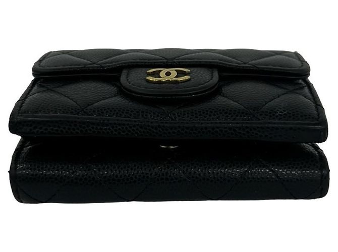 Cartera tríptico Matelassé Coco Mark de Chanel Negro - vista 6