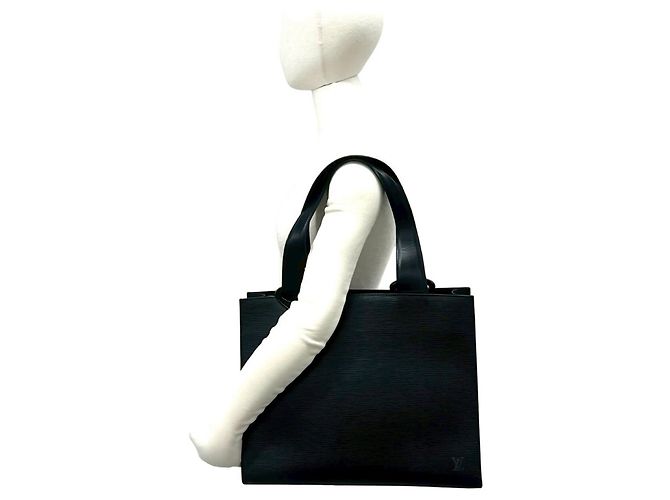 Louis Vuitton Gemmo Epi Leder Tote Bag Schwarz - Ansicht 2