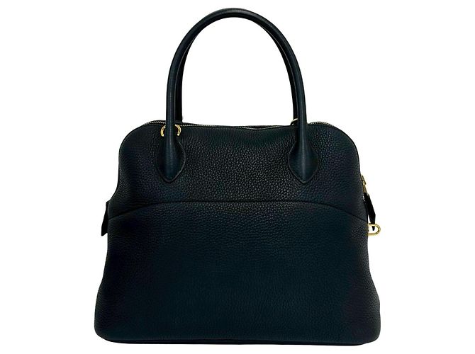Hermès Borsa Hermes Bolide 31 Taurillon Clemence Nero - vista 3
