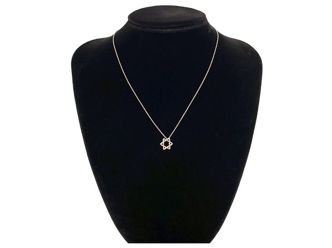 Tiffany & Co Collana Tiffany Vintage Star of David Argento - vista 2