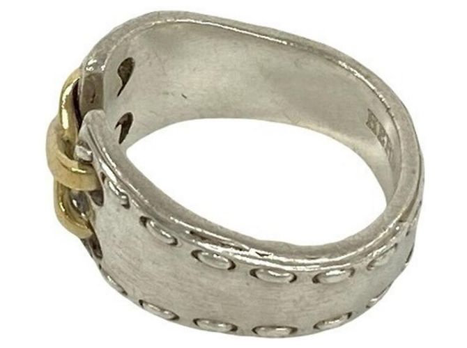 Hermès Mexico Ring Silber und 18K Gelbgold Golden - Ansicht 4