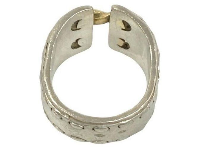 Hermès Mexico Ring Silber und 18K Gelbgold Golden - Ansicht 6