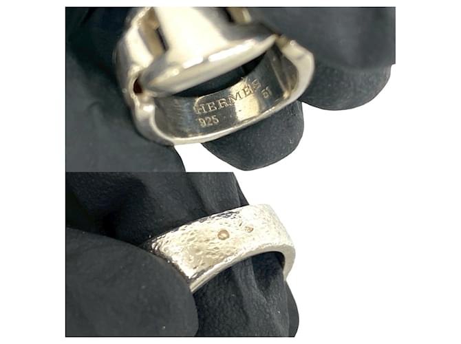 Hermès HERMES Vintage Cassiopeia Ring Silber - Ansicht 3