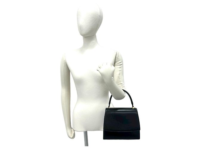 Louis Vuitton Vintage Athens Opera Lederhandtasche Schwarz - Ansicht 2