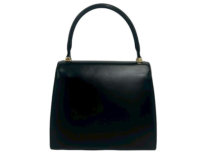 Louis Vuitton Vintage Athens Opera Lederhandtasche Schwarz - Ansicht 3