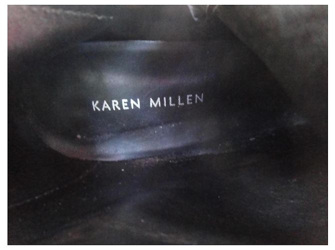 Karen Millen Botines de ante negro con flecos - vista 7