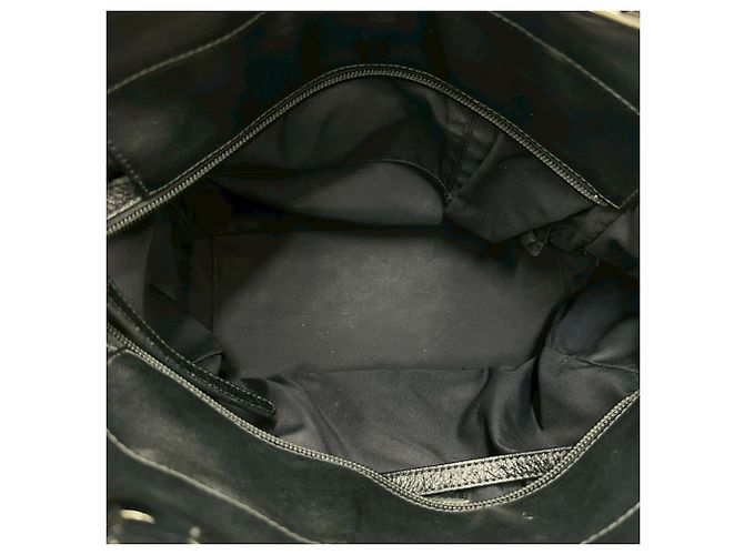 Chanel Paris Biarritz PM Leder Tote Bag Schwarz - Ansicht 9