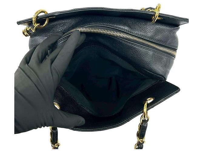 Chanel PTT Matelassé Coco Mark Semi Shoulder Bag Nero - vista 10