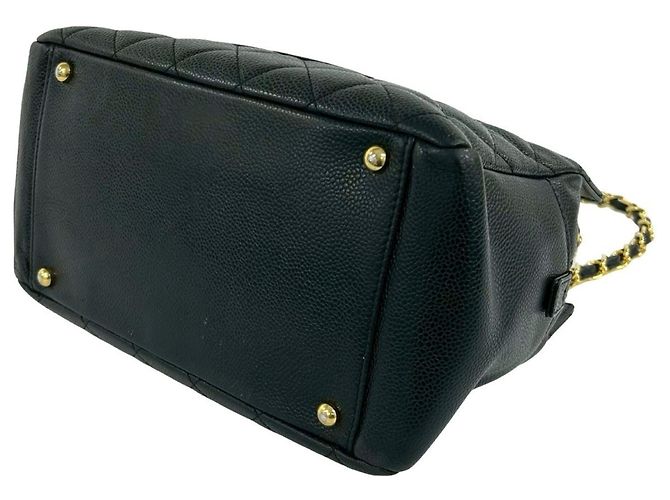 Chanel PTT Matelassé Coco Mark Semi Shoulder Bag Nero - vista 8