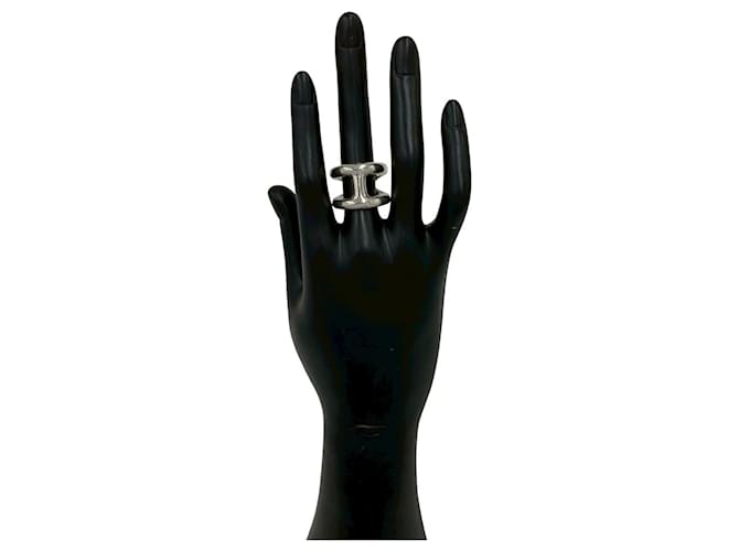 Ring Hermès Anello Osmo di HERMES in Argento 925 - vista 2