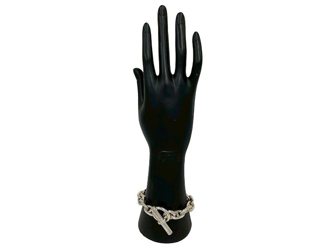 Hermès Bracciale Hermes Chaine d'Ancre MM Argento - vista 2