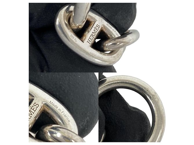 Hermès Bracciale Hermes Chaine d'Ancre MM Argento - vista 3