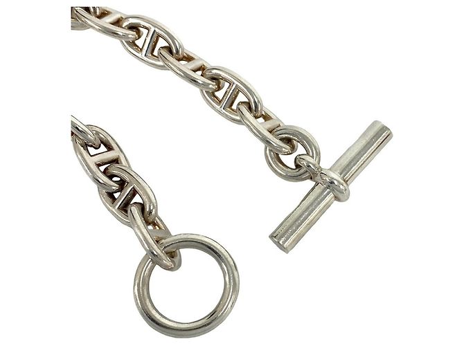 Hermès Bracciale Hermes Chaine d'Ancre MM Argento - vista 4