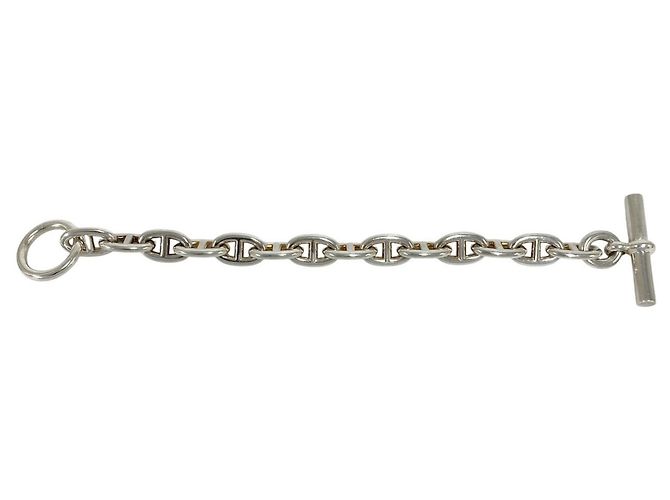Hermès Bracciale Hermes Chaine d'Ancre MM Argento - vista 5