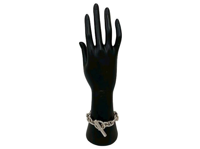 Hermès Hermes Chaine d'Ancre MM 13-Link Charm Bracelet Argento - vista 2