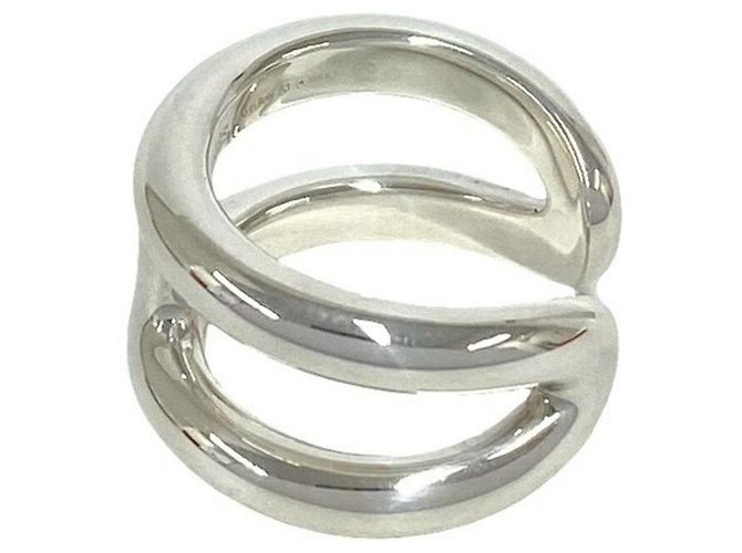 Ring Anillo Hermès Osmos PM Plata - vista 4