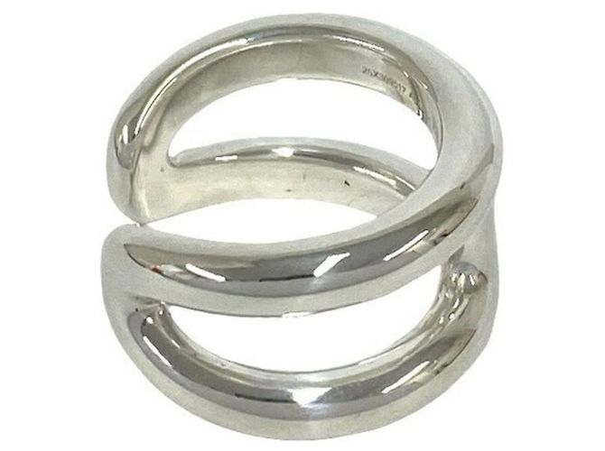 Ring Anillo Hermès Osmos PM Plata - vista 5