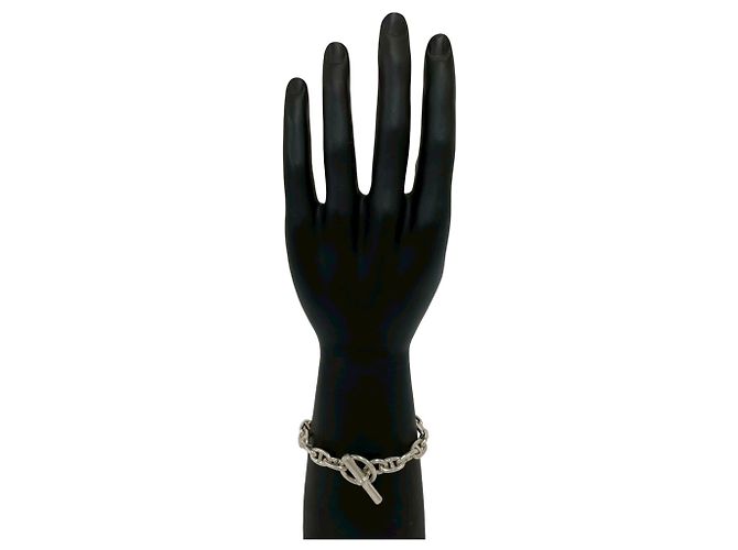 Hermès Hermes Chaine d'Ancre PM Charm Bracelet Argento - vista 2