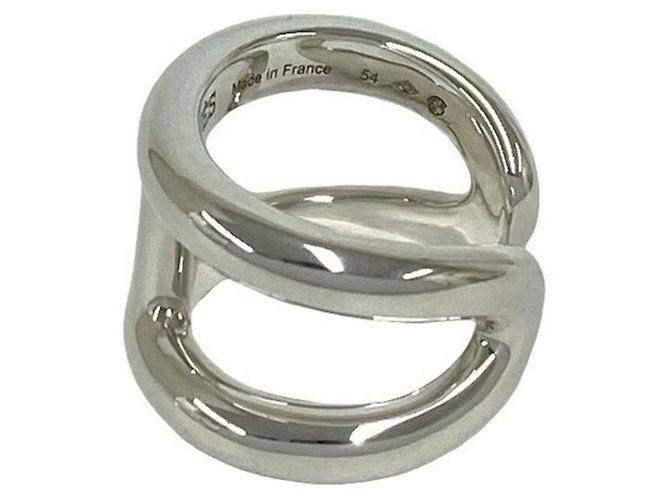 Hermès Hermes Osmos GM Silver Band Ring Silber - Ansicht 4