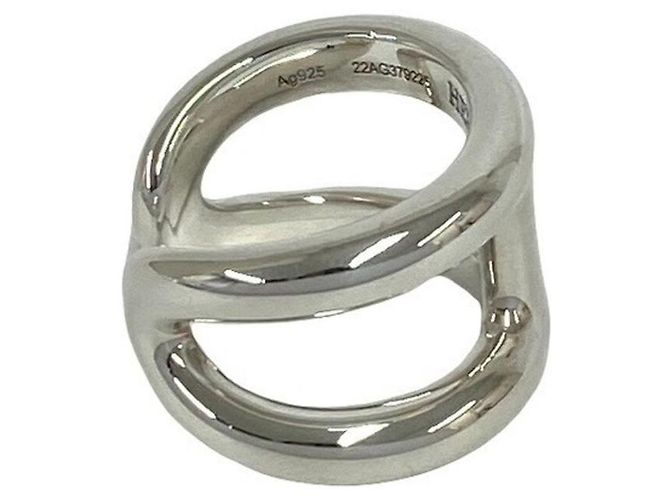 Hermès Hermes Osmos GM Silver Band Ring Silber - Ansicht 5