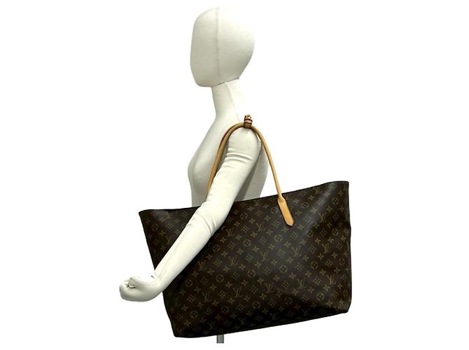 Louis Vuitton Raspail GM Monogram Leather Tote Bag Braun - Ansicht 2