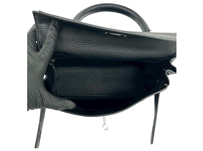 Hermès Borsa Hermes Kelly 28 Black Nero - vista 9