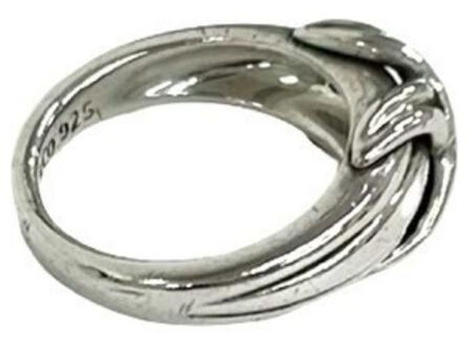 Tiffany & Co Anello Tiffany Vintage Signature Band Argento - vista 6