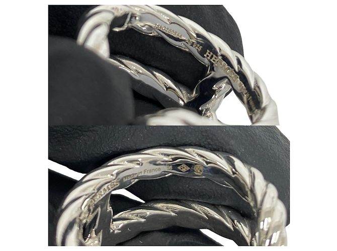Hermès Chaine d'Ancre Area 2 Ring Silber - Ansicht 3