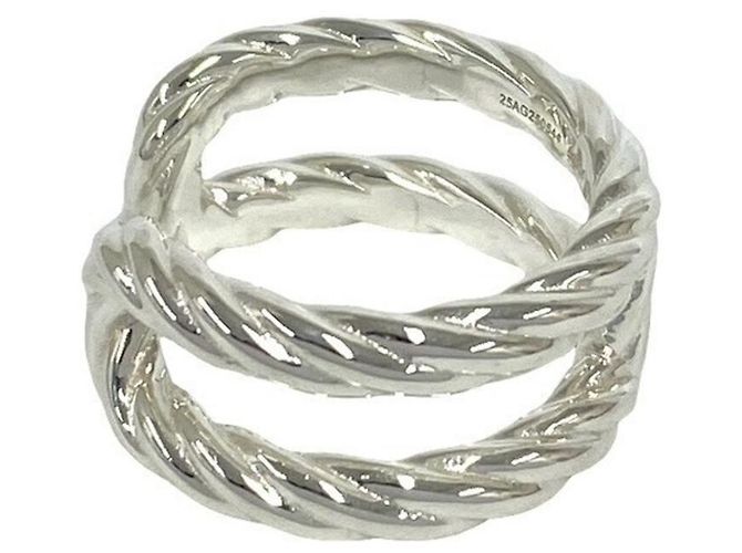 Hermès Chaine d'Ancre Area 2 Ring Silber - Ansicht 5