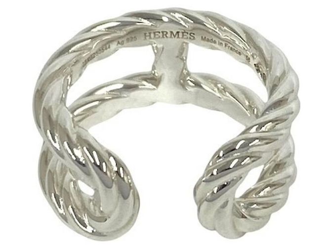 Hermès Chaine d'Ancre Area 2 Ring Silber - Ansicht 6