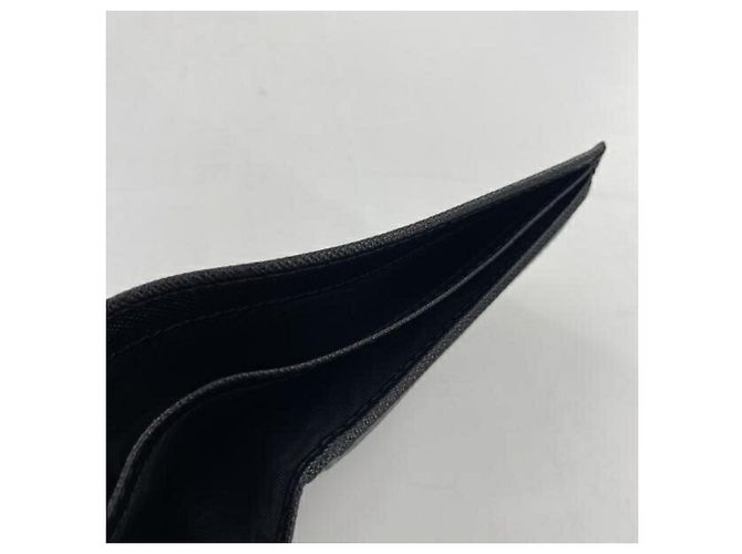Prada Bi-fold Wallet in Black Saffiano Leather - vista 9