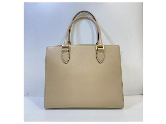 Borsa Tote Prada Saffiano Soft Beige - vista 5
